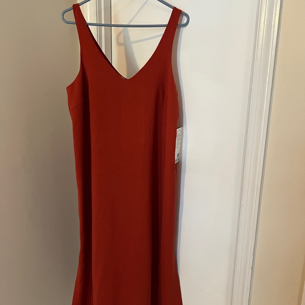 Lululemon Athletica Red Midi Dress